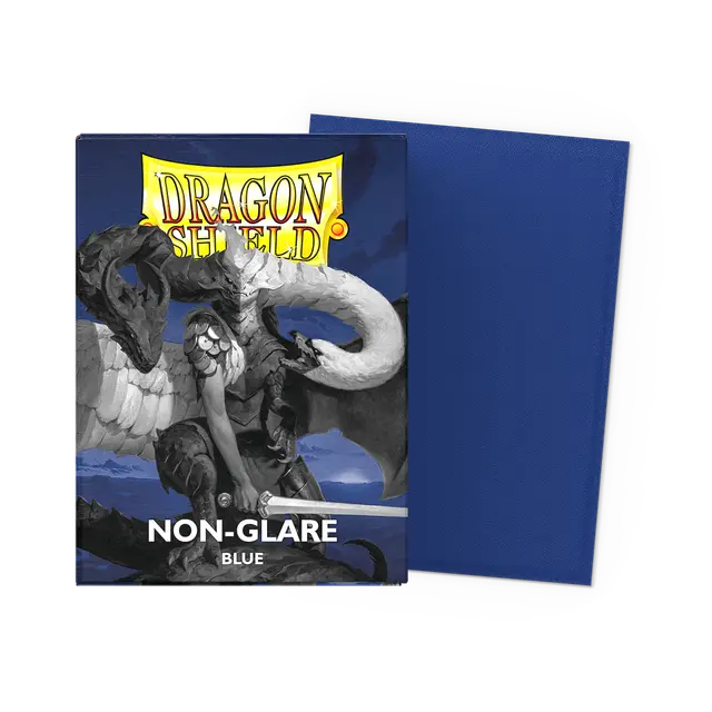 Dragon Shield: Blue - Non-Glare - Matte Sleeves - Standard Size