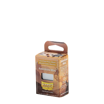 Dragon Shield: American Mini - Clear/Non-Glare - Board Game Sleeves