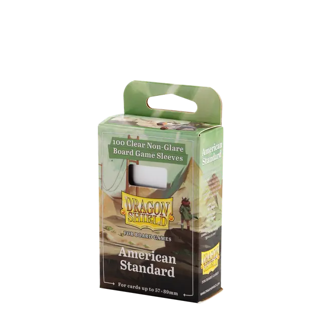Dragon Shield: American Standard - Clear/Non-Glare - Board Game Sleeves