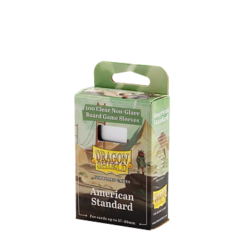 Dragon Shield: American Standard - Clear/Non-Glare - Board Game Sleeves