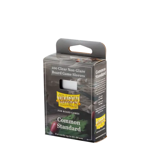 Dragon Shield: Common Standard - Clear/Non-Glare - Board Game Sleeves