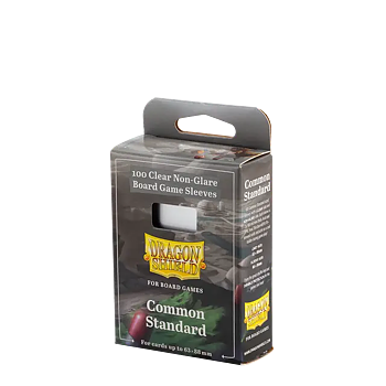 Dragon Shield: Common Standard - Clear/Non-Glare - Board Game Sleeves