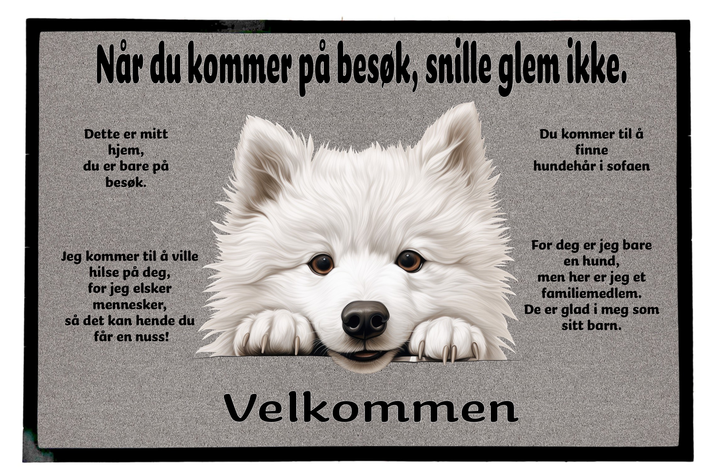 Dørmatte Samojed 2