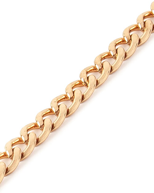 Väskrem pansarlänk i guld - 2