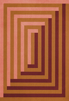 Layered Labyrinth Coral Pink