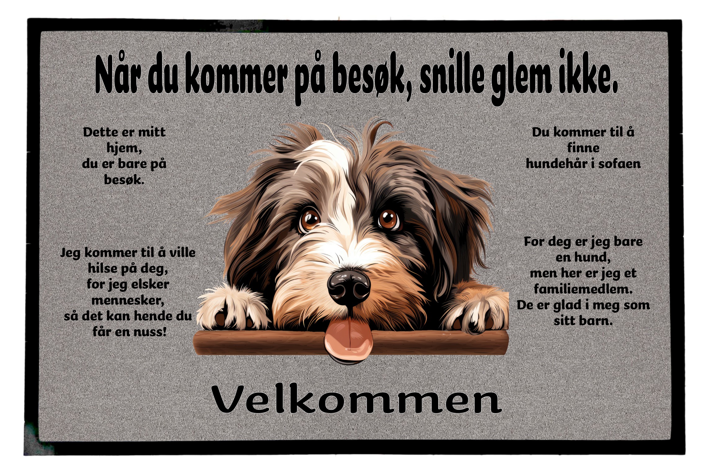 Dørmatte Tibetan Terrier 1