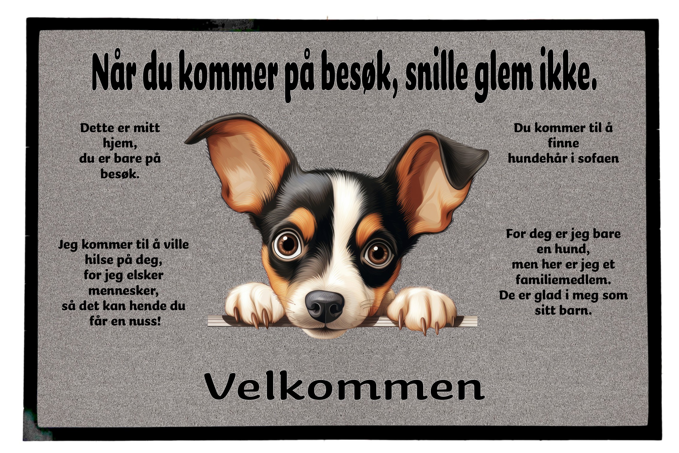 Dørmatte Toy Fox Terrier 1