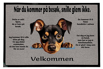 Dørmatte Tysk pinscher 1