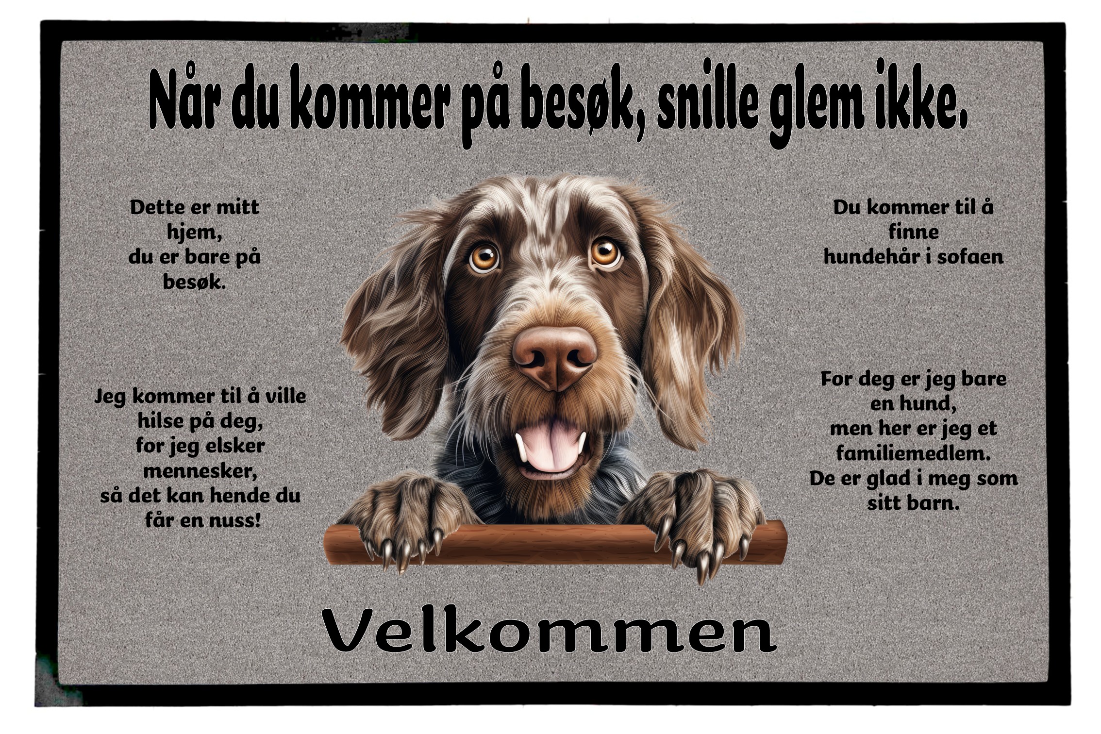 Dørmatte Tysk strihåret Peker 1