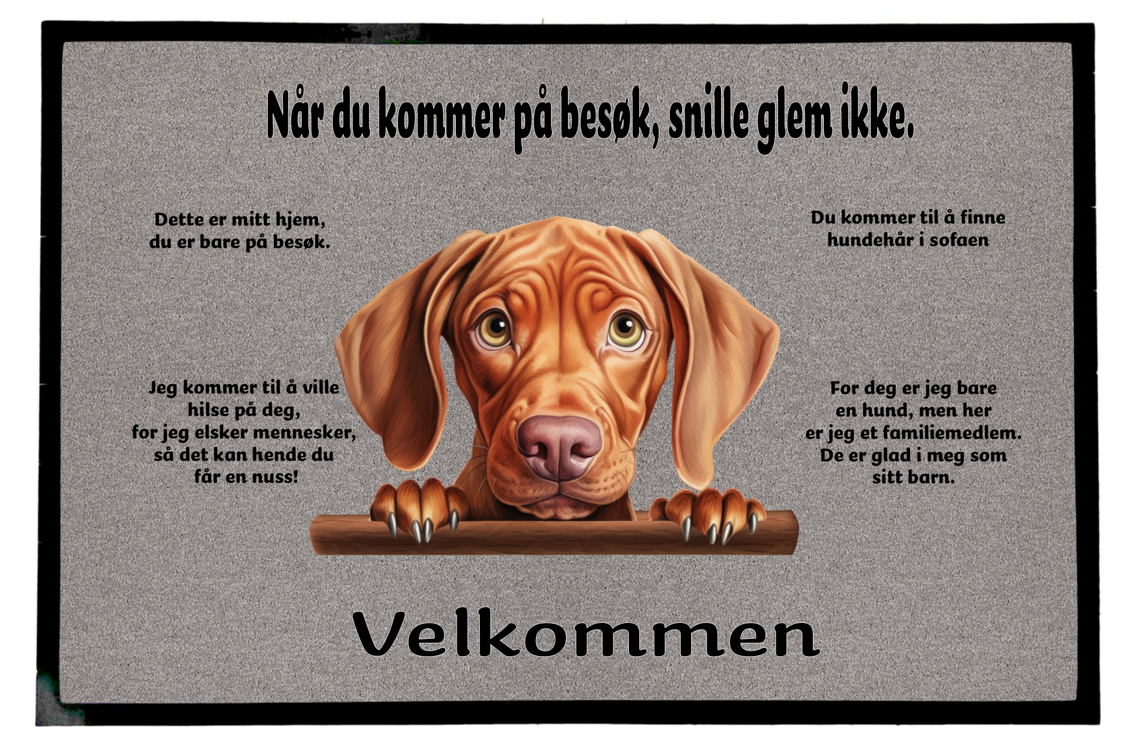 Dørmatte Vizsla 3
