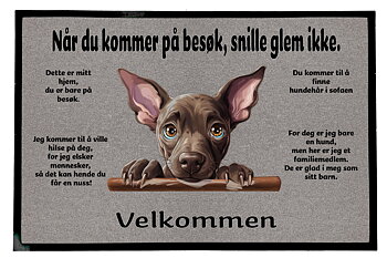 Dørmatte Xoloitzcuintli 1