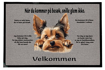 Dørmatte Yorkshire Terrier 4