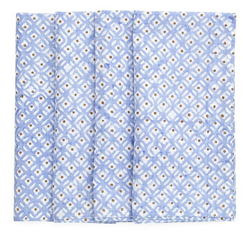 Servetter Dot Blue & Brown - 4 st.