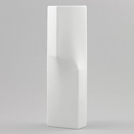 Jeroen Bechthold (Balance 1979) White Modern Skewed Vase 21 cm