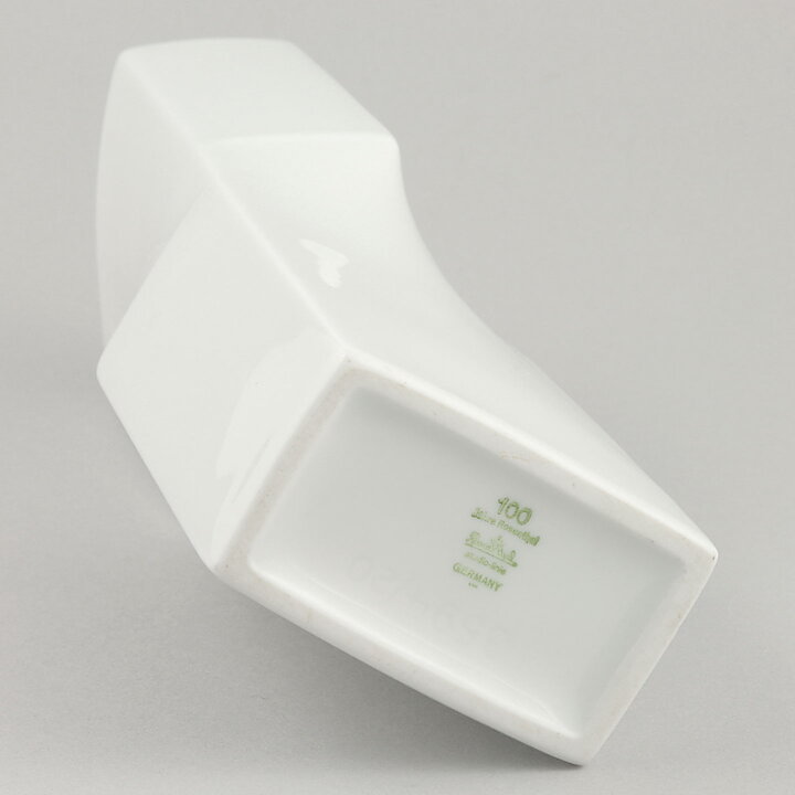 Jeroen Bechthold (Balance 1979) White Modern Skewed Vase 21 cm