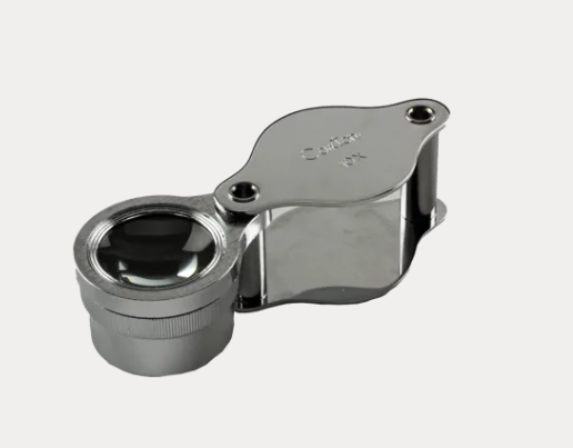 Lupp – 10× förstoring - Infällbar och aplanatisk