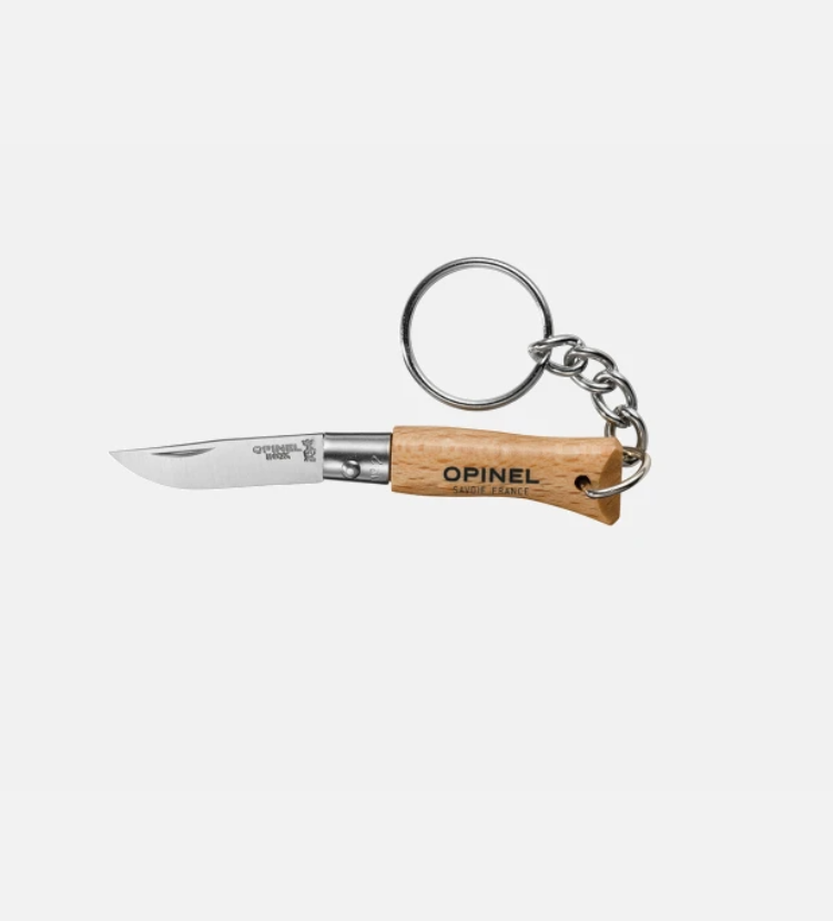 Opinel Nyckelringskniv – N°02 Rostfritt stål