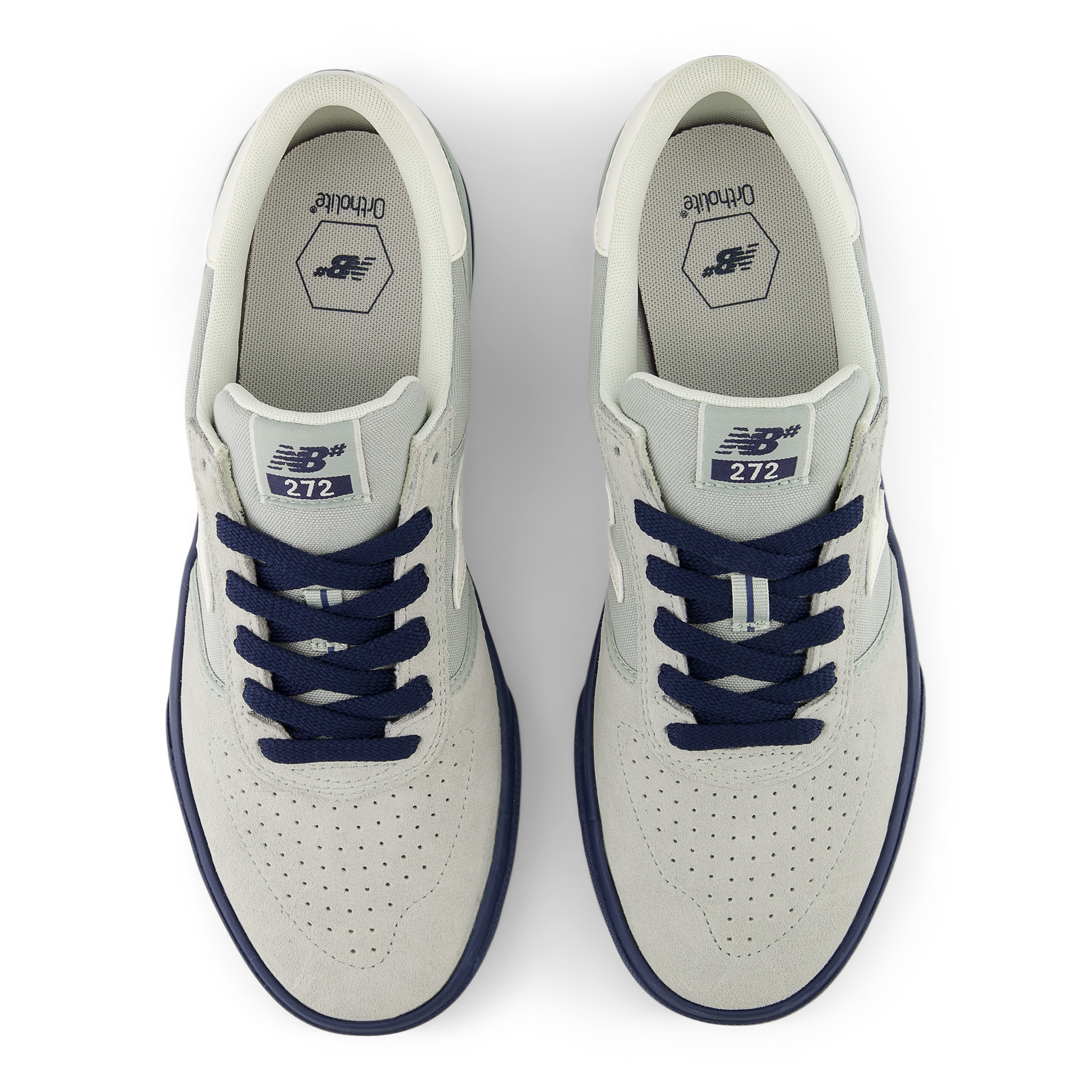 New Balance Numeric 272 Lone Star Grey/White Skateskor - 5