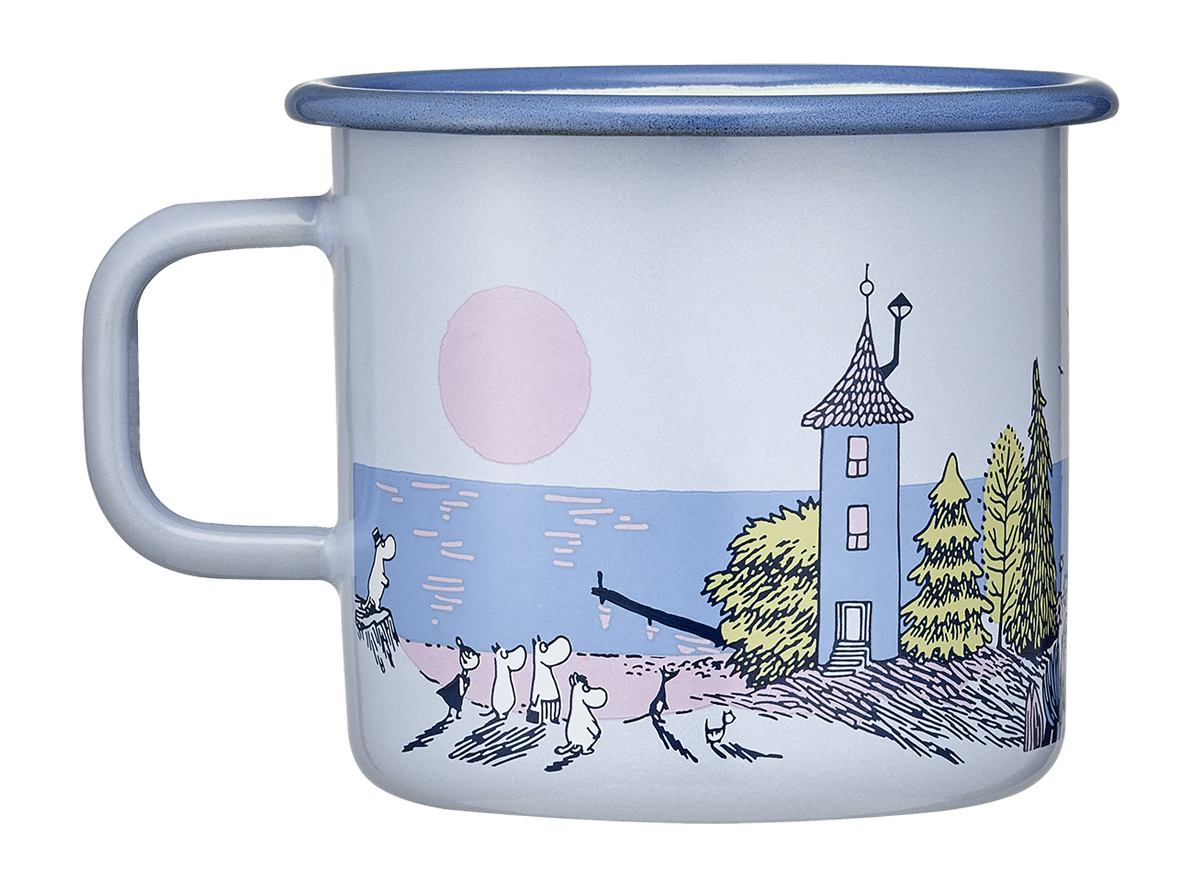 Mumin Emaljmugg 5,5 dl - Sunset - 2