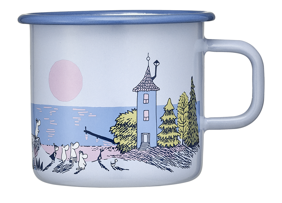Mumin Emaljmugg 5,5 dl - Sunset