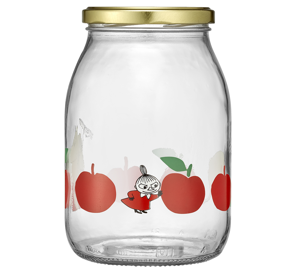 Mumin Glasburk 1 L - Joyful Apples - 3