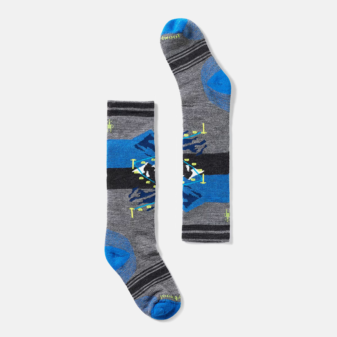 Smartwool - Kids Full Cushion Gondola Over The Calf Socks Medium Gray