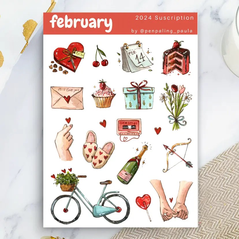 Stickers - Februari