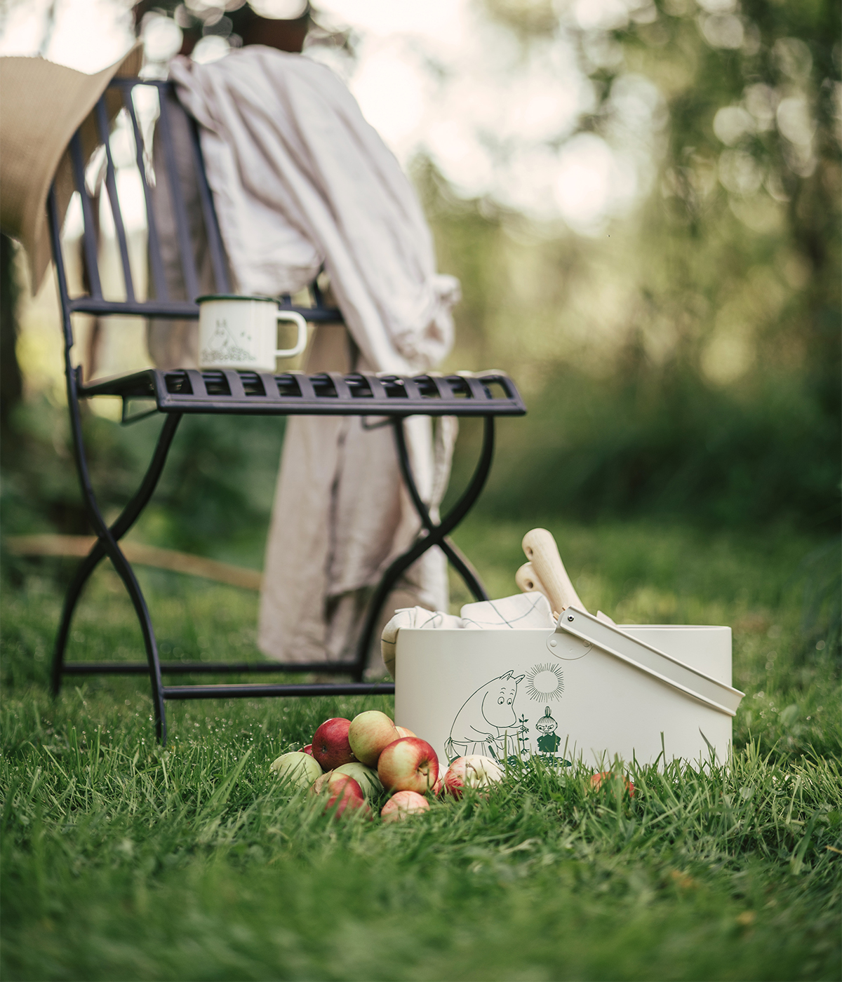 Mumin Plåtväska / Trädgårdsförvaring - Gardenia - 6