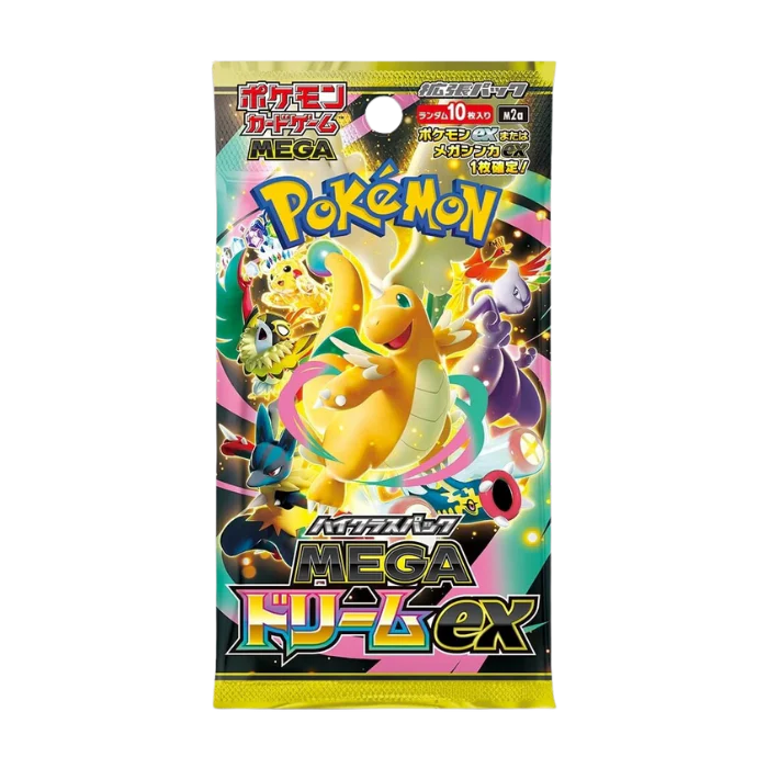 Japanska Pokémonkort Mega Dream ex Boostepack