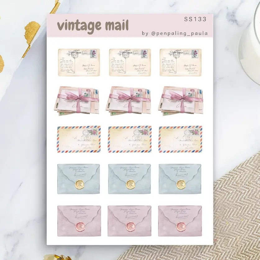 Stickers - Vintage mail