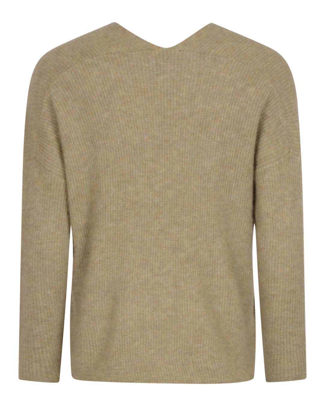 Jumper Thora v-ringad mermaid khaki/beige - 3