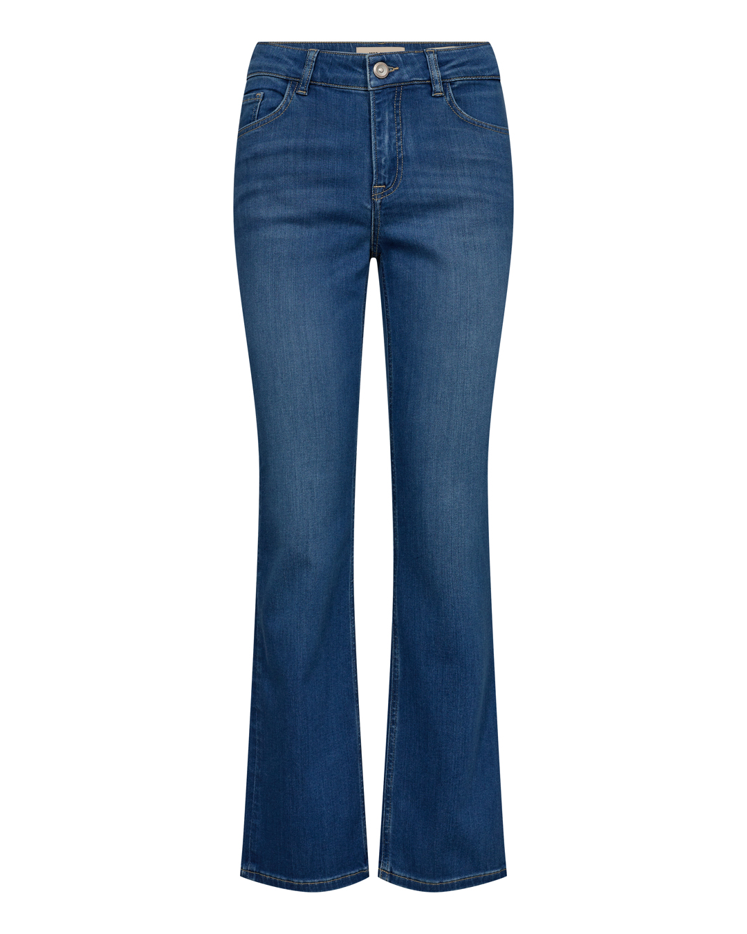 Jeans Ashley deluxe kort mellanblå denim