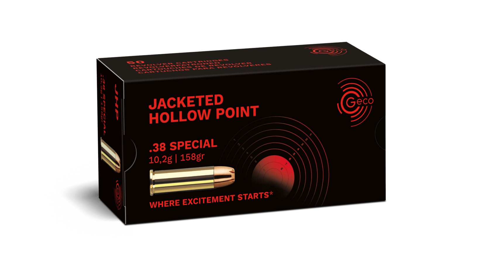 Geco .38 Special JHP 10,2g / 158gr