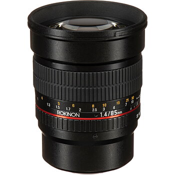 Rokinon 85mm f/1.4 AS IF UMC Lens for Micro Four Thirds Mount