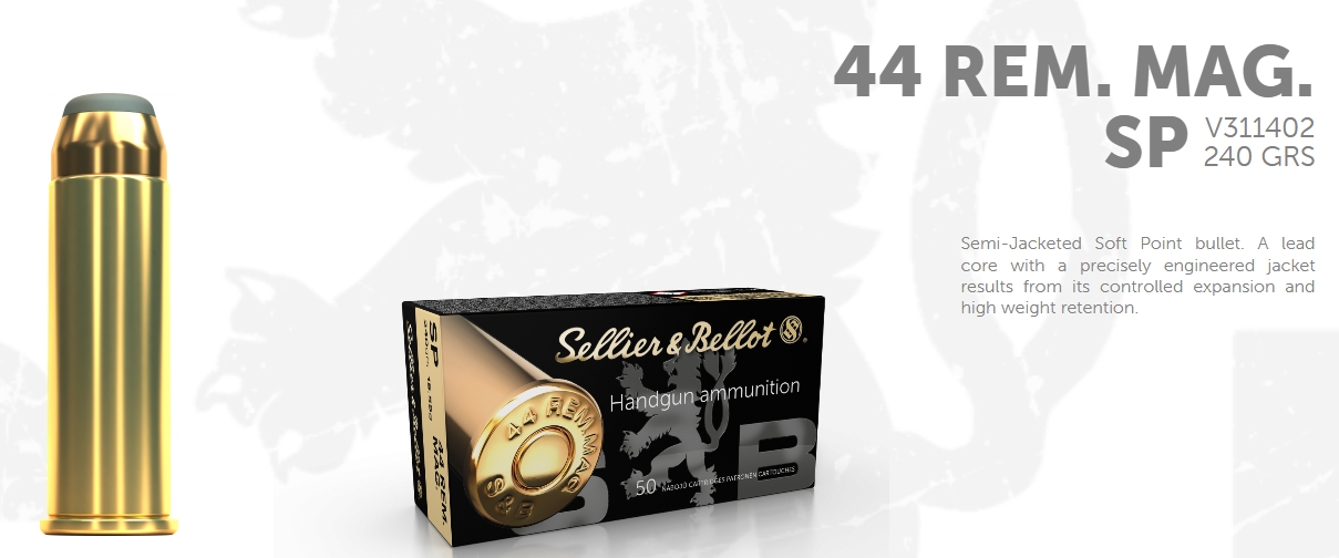 Sellier & Bellot .44 Magnum SP 15,55g / 240gr
