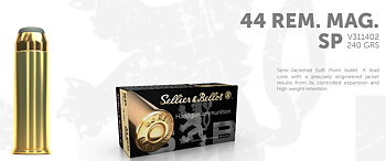 Sellier & Bellot .44 Magnum SP 15,55g / 240gr