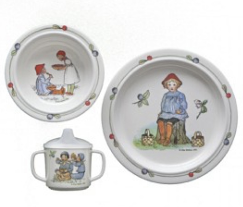 Putte i Blåbärsskogen, Barnservis 3-del-Elsa Beskow - 2