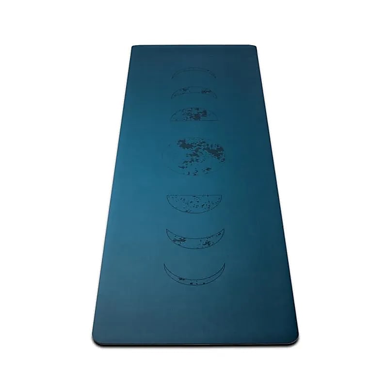 Yogi & Yogini PU Yoga Mat månfaser Petroleum 