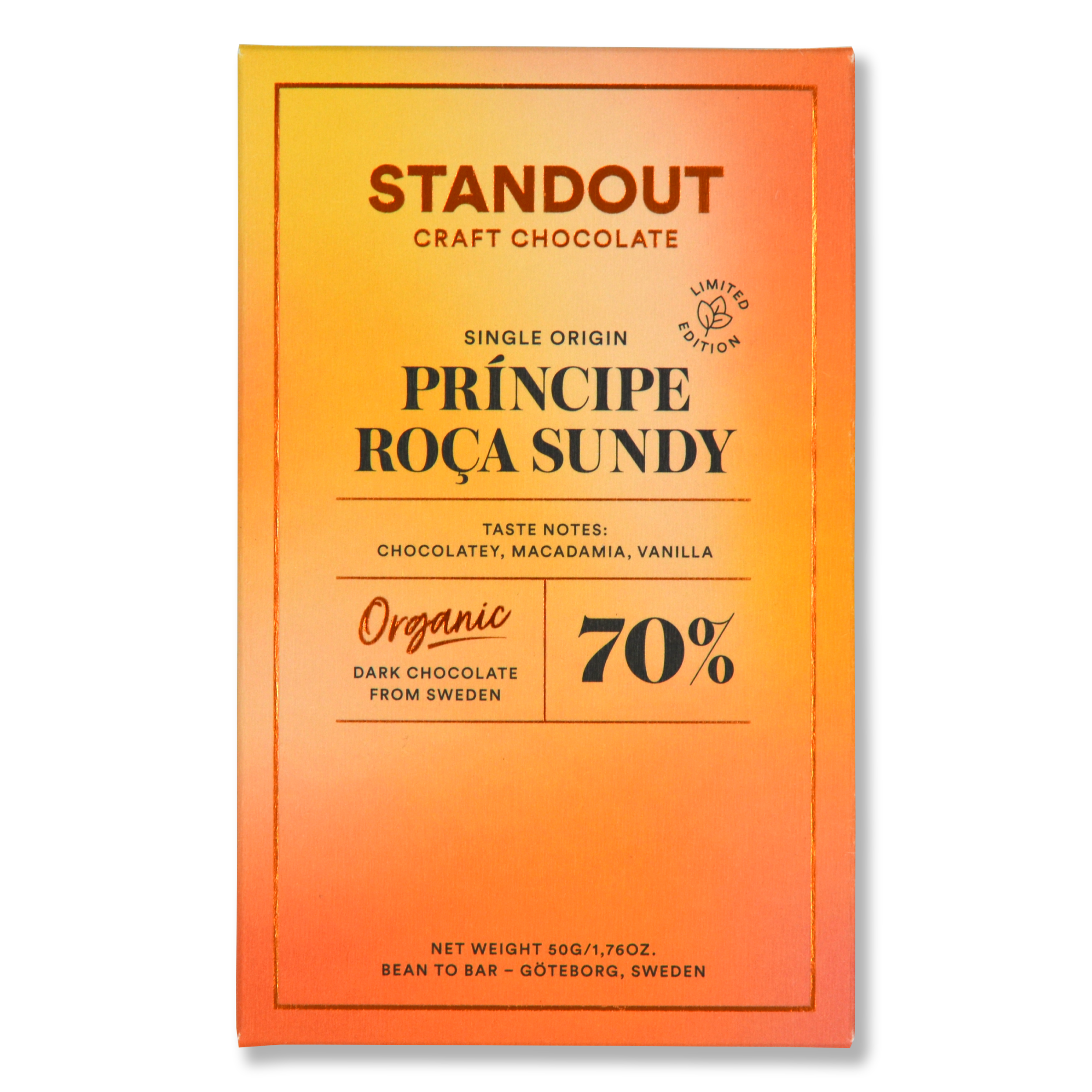 Príncipe Roça Sundy 70%