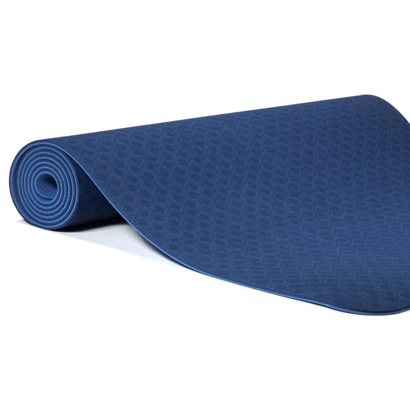 Yogi & Yogini Premium TPE Yoga Mat blå - 2