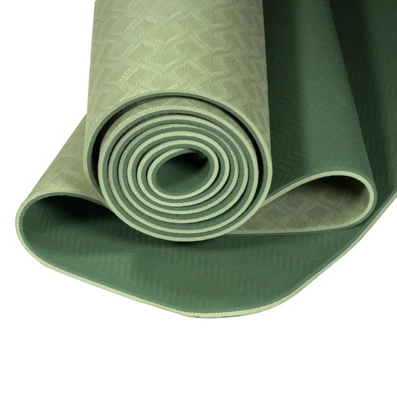 Yogi & Yogini Premium TPE Yoga Mat grön - 3