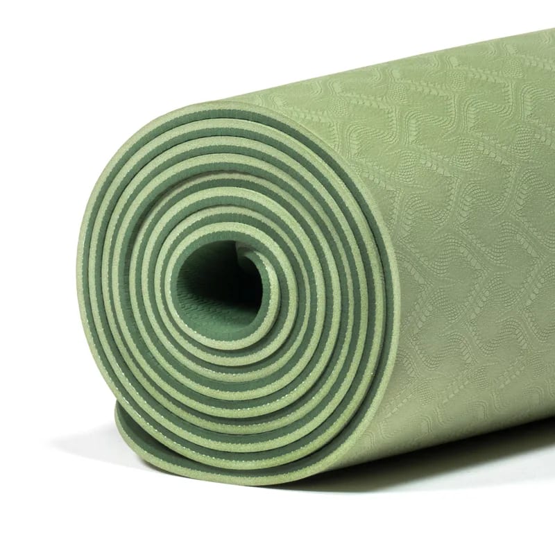 Yogi & Yogini Premium TPE Yoga Mat grön - 4
