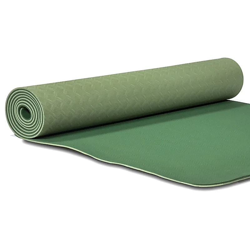 Yogi & Yogini Premium TPE Yoga Mat grön