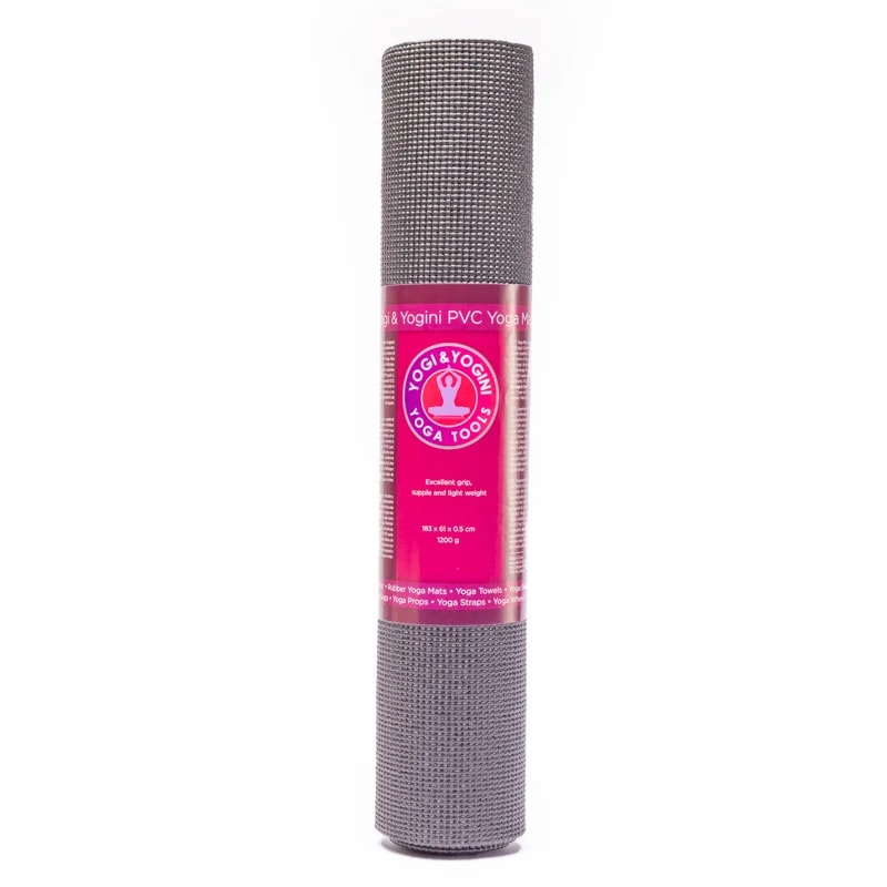 Yogi & Yogini PVC yogamat svart - 3