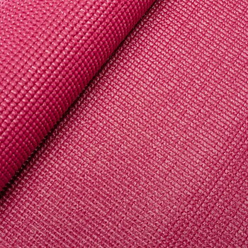 Yogi & Yogini PVC yogamat mörkrosa 