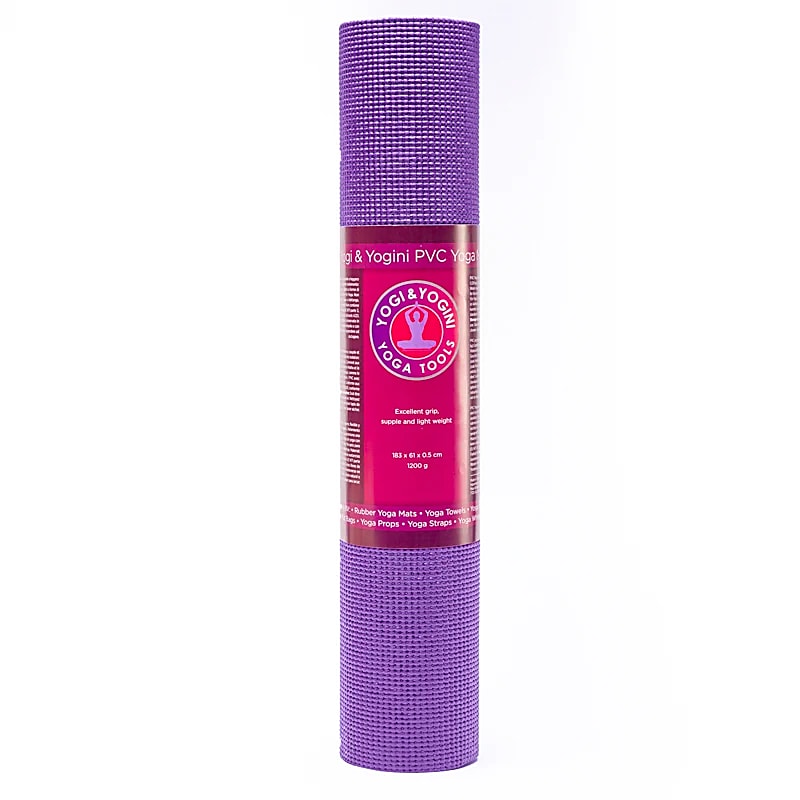 Yogi & Yogini PVC yogamat violett  - 3