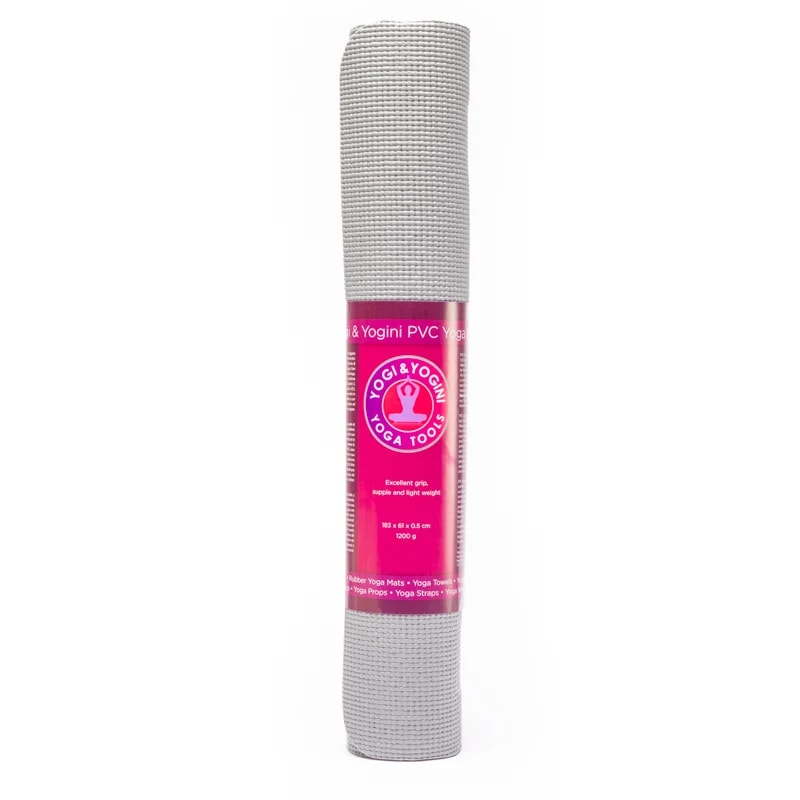 Yogi & Yogini PVC yogamat grå - 3