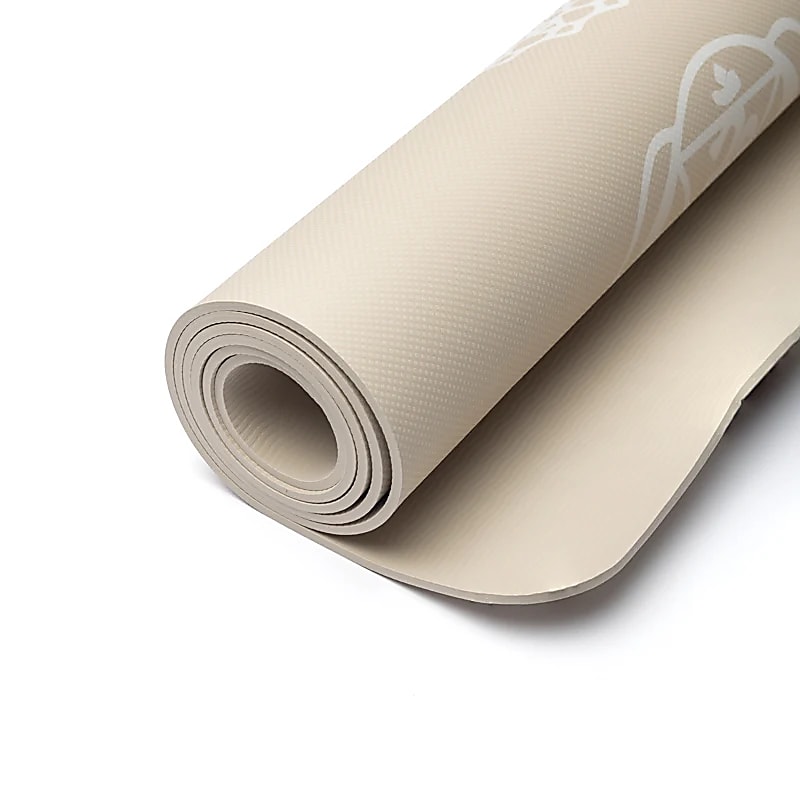 Yogi & Yogini Premium TPE Yoga Mat Chakra beige - 4