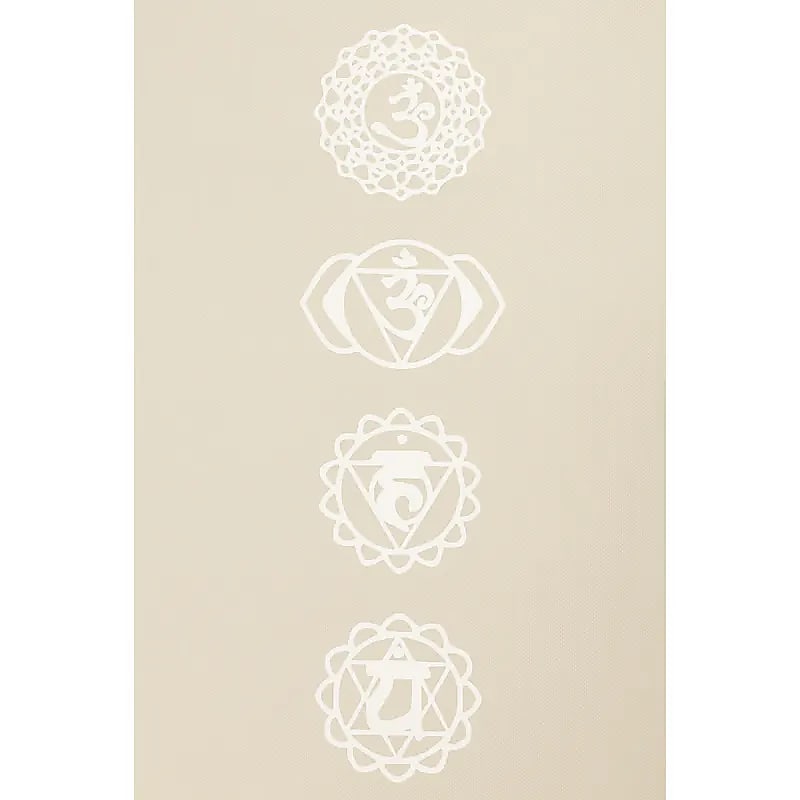 Yogi & Yogini Premium TPE Yoga Mat Chakra beige - 3