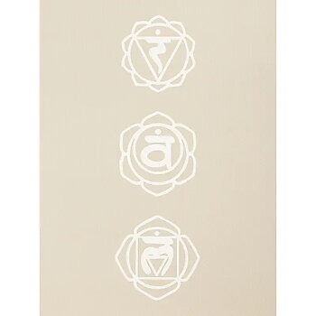 Yogi & Yogini Premium TPE Yoga Mat Chakra beige